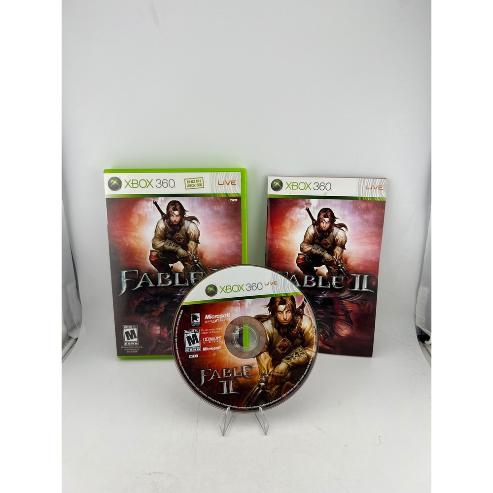 Fable II Xbox 360 Microsoft Lionhead Studios Action RPG Complete CIB NTSC